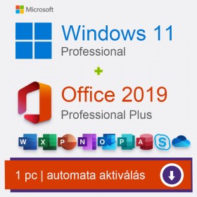 Win 11 Pro, Office 2019 licenc